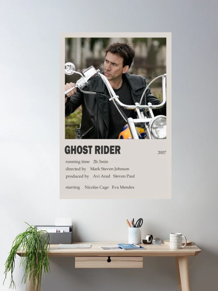 Ghost Rider Movie Canvas POSTER ,Home Decor Wall art painting
Ghost Rider Movie Canvas POSTER ,Home Decor Wall art painting