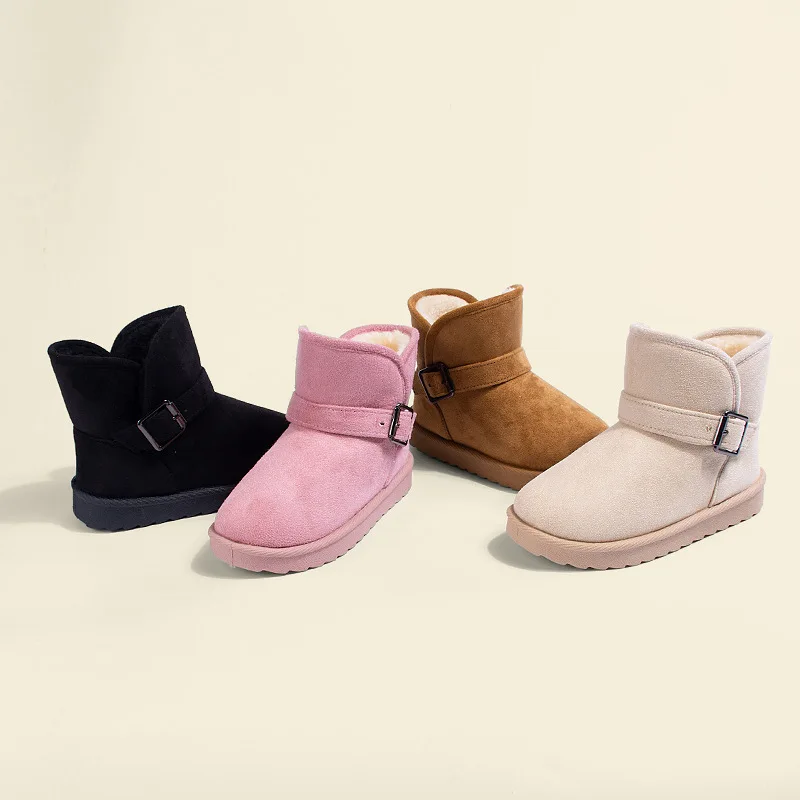 Adorable Fuzzy Lined Solid Snow Boots for Toddlers, Kids Outdoor Warm First Walkers Boots
Adorable Fuzzy Lined Solid Snow Boots for Toddlers, Kids Outdoor Warm First Walkers Boots