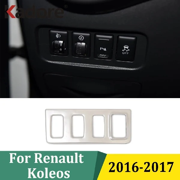 Для Renault Koleos 2016-2017 второго поколения: накладки на переключатель регулировки фар, аксессуары для интерьера автомобиля
Для Renault Koleos 2016-2017 второго поколения: накладки на переключатель регулировки фар, аксессуары для интерьера автомобиля