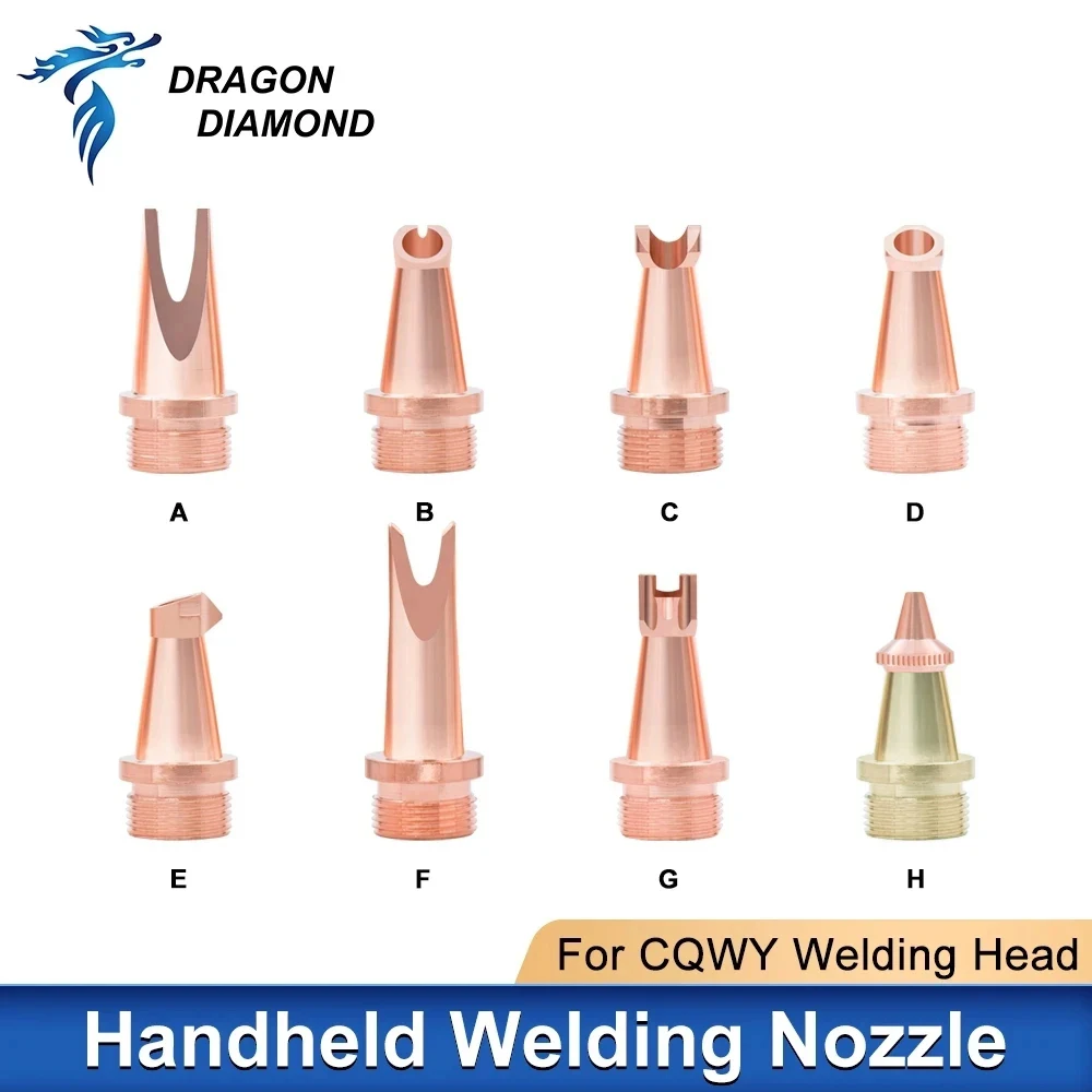 Original Laser Welding Head Hand-Held Nozzle Copper Thread M16 Wire-Feeding 1.2mm Type A-H For CQWY Handheld Welding Head
Original Laser Welding Head Hand-Held Nozzle Copper Thread M16 Wire-Feeding 1.2mm Type A-H For CQWY Handheld Welding Head
