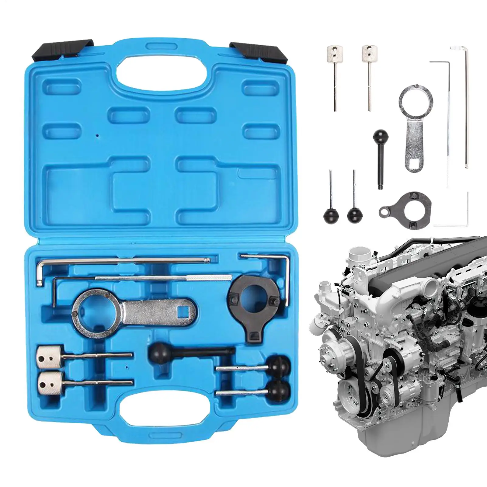 Инструмент для регулировки блокировки автомобильного ремня, набор инструментов для синхронизации дизельного двигателя, набор инструментов для ремонта синхронизации автомобильного двигателя для бензинового двигателя
Инструмент для регулировки блокировки автомобильного ремня, набор инструментов для синхронизации дизельного двигателя, набор инструментов для ремонта синхронизации автомобильного двигателя для бензинового двигателя