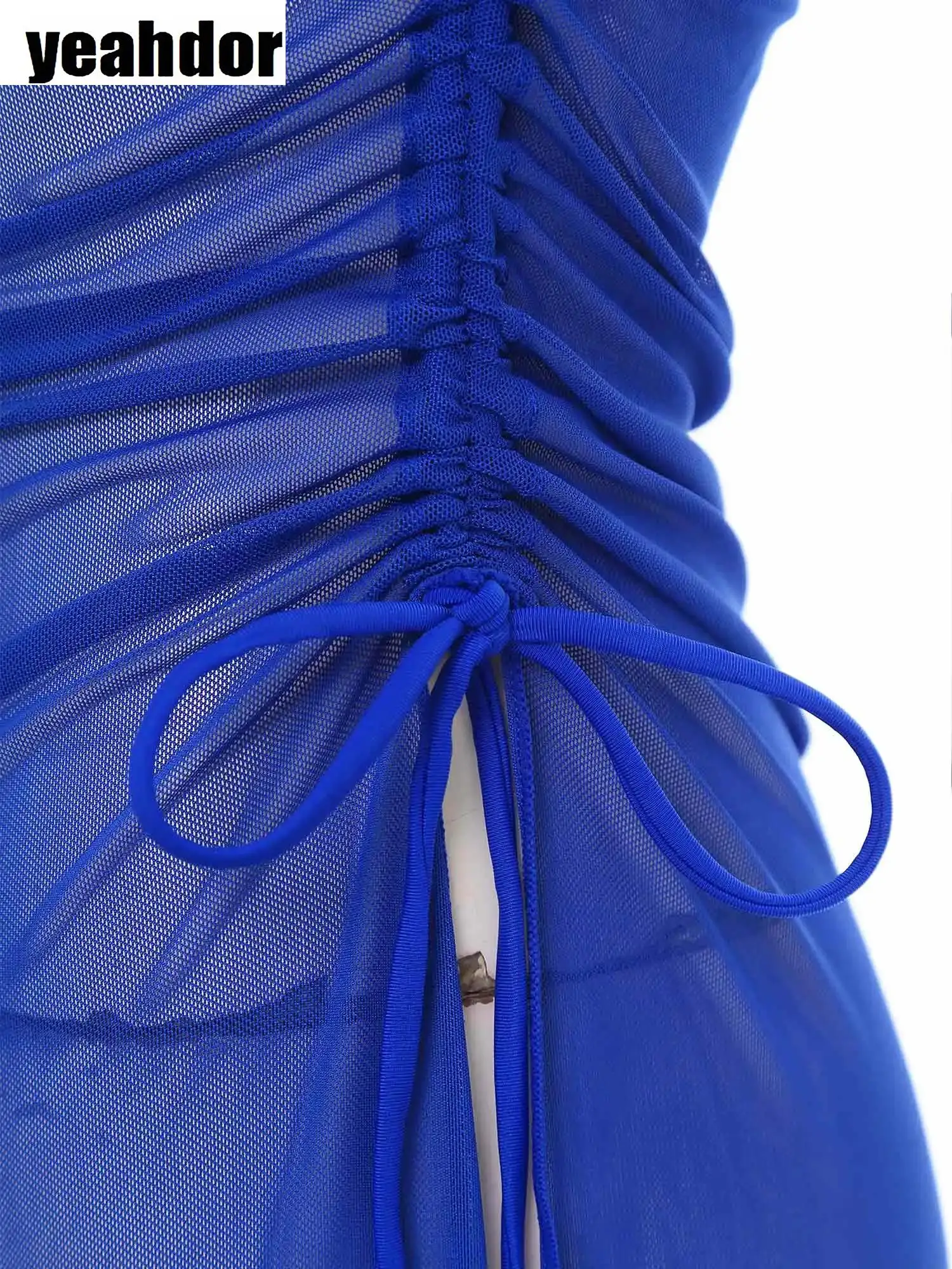 Women Bikini Cover Up Sheer Dress Round Neck Sleeveless Slit Mesh Dress See Through Beach Dress One Piece Bathing Suit Swimwear
Women Bikini Cover Up Sheer Dress Round Neck Sleeveless Slit Mesh Dress See Through Beach Dress One Piece Bathing Suit Swimwear