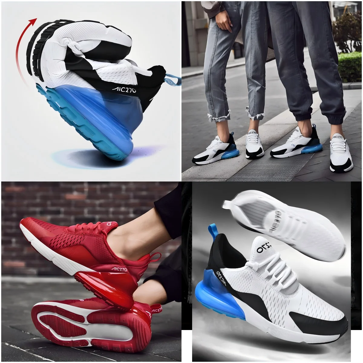 ClaWave Unisex Air Cushion Running Shoes Breathable Mesh Shock Absorption Casual Sports Sneakers Big Size EU36-47
ClaWave Unisex Air Cushion Running Shoes Breathable Mesh Shock Absorption Casual Sports Sneakers Big Size EU36-47