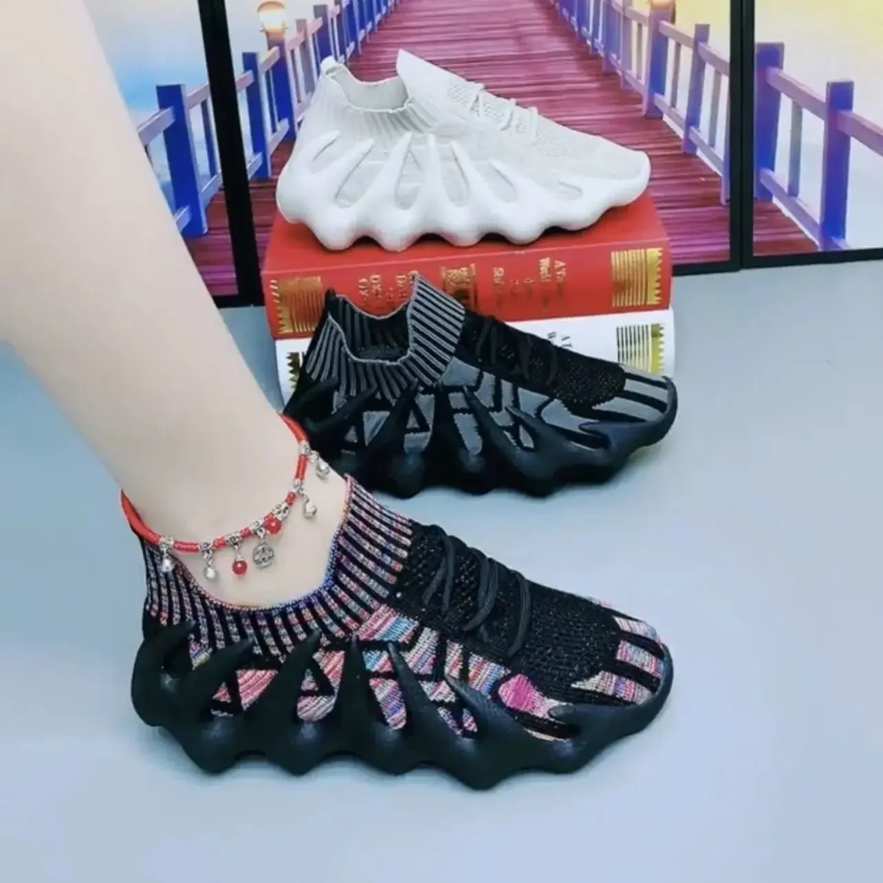 Women's Barefoot Fly Woven Breathable Soft Bottom Sports and Leisure Shoes, Anti Slip Hiking Shoes, Fashion Octopus Sports Shoes
Women's Barefoot Fly Woven Breathable Soft Bottom Sports and Leisure Shoes, Anti Slip Hiking Shoes, Fashion Octopus Sports Shoes