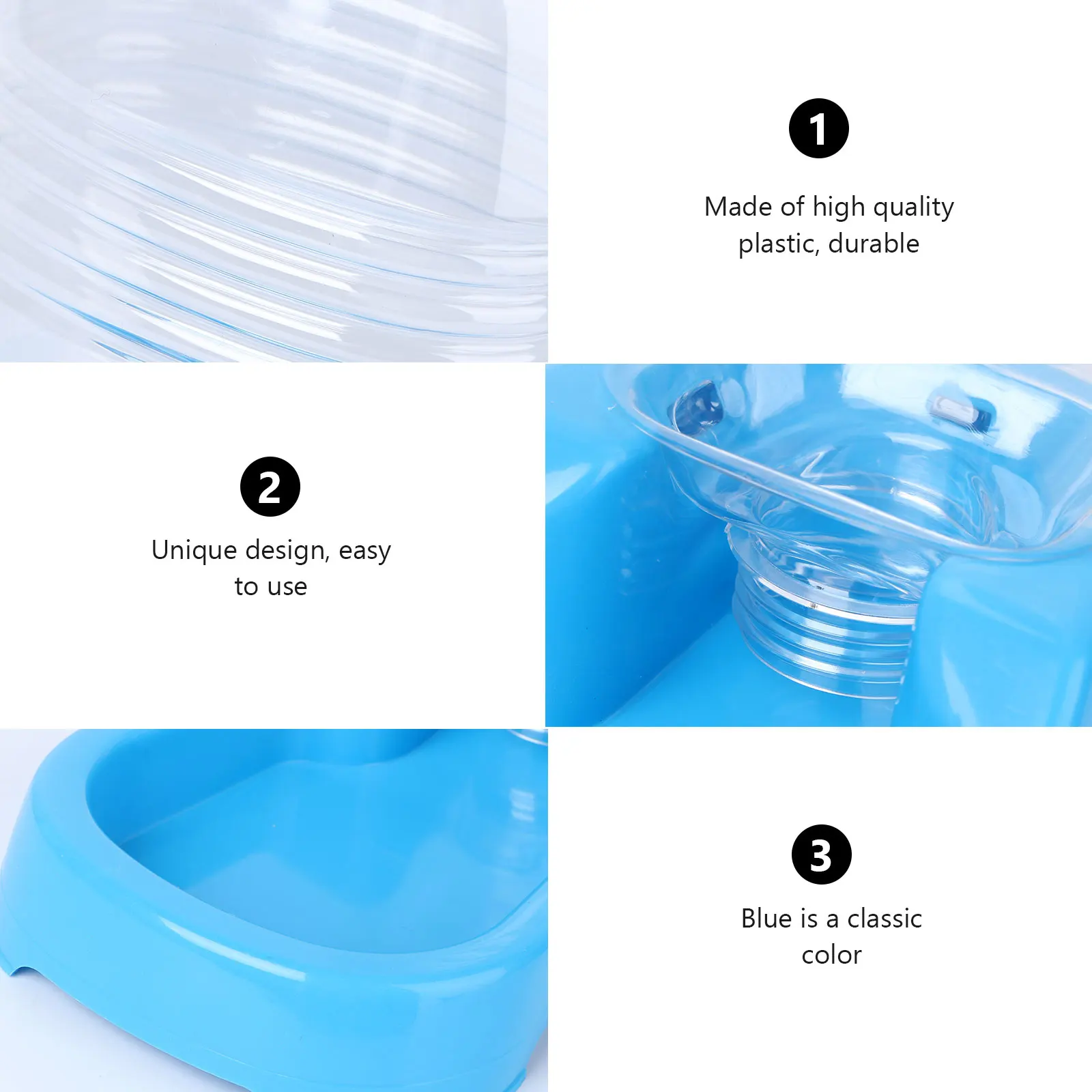 Creative Pet 500Ml Unique Design No Overturn Dog Drinking Feeder Automatic Watering Bowl For Home Use Blue High-Density Safe
Creative Pet 500Ml Unique Design No Overturn Dog Drinking Feeder Automatic Watering Bowl For Home Use Blue High-Density Safe