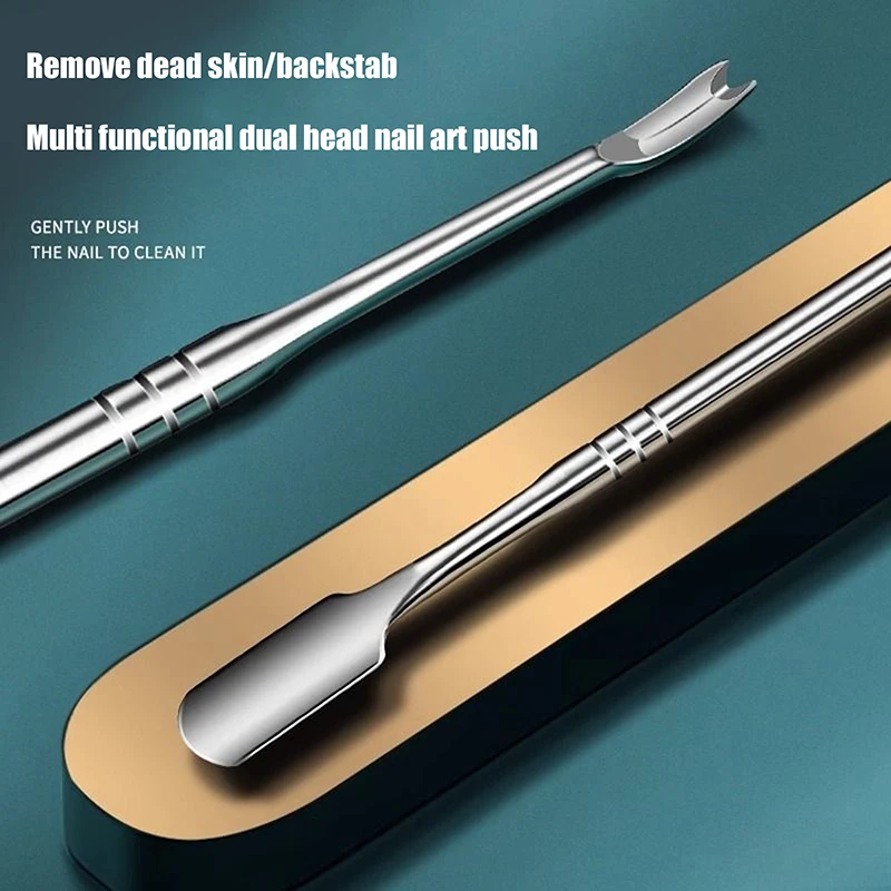 Double-Ended Nail File Stainless Steel Cuticle Remover Dead Skin Cuticle Pusher Trimmer Pedicure Nail Tools
Double-Ended Nail File Stainless Steel Cuticle Remover Dead Skin Cuticle Pusher Trimmer Pedicure Nail Tools