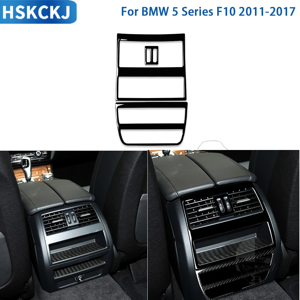 For BMW 5 Series F10 2011-2017 Black Plastic Accessories Car Interior Instrument Rear Air Outlet Suit Trim Sticker Decoration
For BMW 5 Series F10 2011-2017 Black Plastic Accessories Car Interior Instrument Rear Air Outlet Suit Trim Sticker Decoration