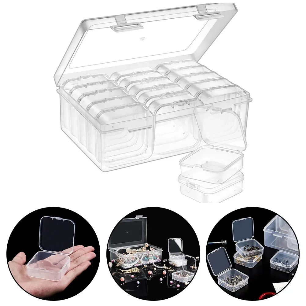 Transparent Plastic Storage Box 15Grids For Small Component Jewelry Box Neck Bead Pills Organizer Nail Art Decorative Box
Transparent Plastic Storage Box 15Grids For Small Component Jewelry Box Neck Bead Pills Organizer Nail Art Decorative Box