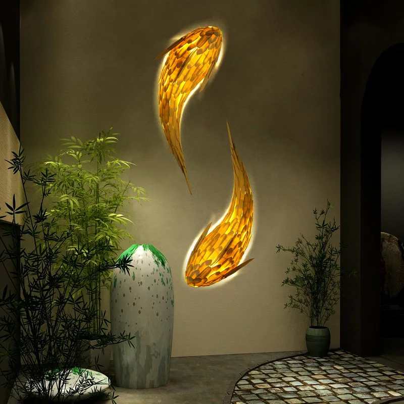 Handmade Fish Wall Lamp Japanese Style Solid Wood Wall Light for Restaurant Hotpot Shop Drop Ship Decorative Wall Lamp
Handmade Fish Wall Lamp Japanese Style Solid Wood Wall Light for Restaurant Hotpot Shop Drop Ship Decorative Wall Lamp