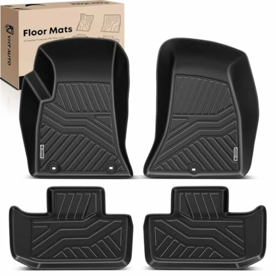 Automotive All Weather Floor Mats Compatible with Dodge Challenger RWD Car Mats Custom Fit TPE Floor Liners Front Back Seat Bla
Automotive All Weather Floor Mats Compatible with Dodge Challenger RWD Car Mats Custom Fit TPE Floor Liners Front Back Seat Bla
