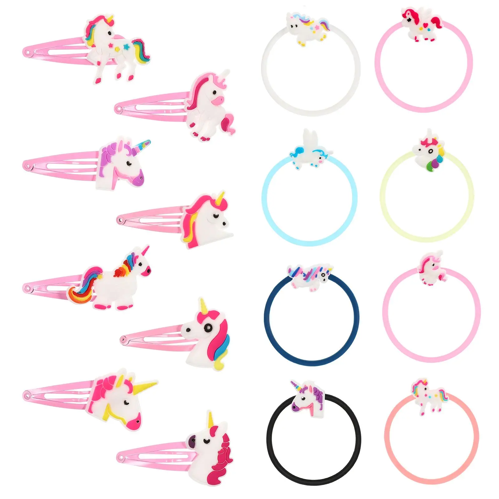 16 Pcs Unicorn Clips Cute Cartoon Hair Ring Ponytail Holder Pink Kids Hair Decoration Set Easy Wear Durable Safe
16 Pcs Unicorn Clips Cute Cartoon Hair Ring Ponytail Holder Pink Kids Hair Decoration Set Easy Wear Durable Safe
