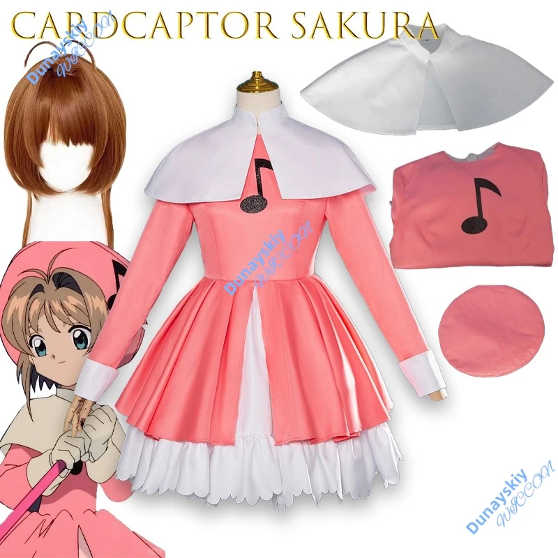 Musical Note Cardcaptor Sakura Cosplay Costume Sakura Kinomoto Anime Character Roleplay Outfit Halloween
Musical Note Cardcaptor Sakura Cosplay Costume Sakura Kinomoto Anime Character Roleplay Outfit Halloween