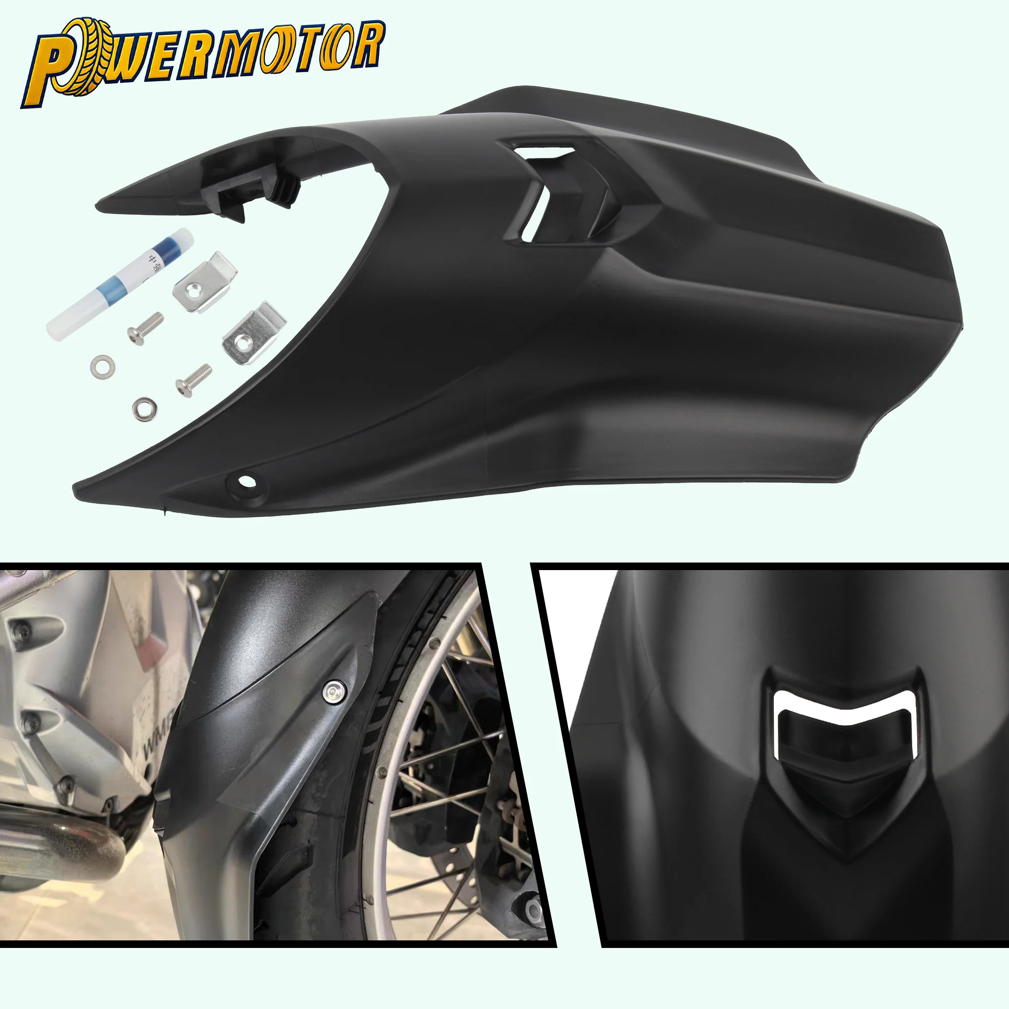 For BMW R1250GS LC Motorcycle Mud Guard Fender Extender 2019-2023 ADV Adventure R1200 GS Front Splash Mudguard Dirt Bike Parts
For BMW R1250GS LC Motorcycle Mud Guard Fender Extender 2019-2023 ADV Adventure R1200 GS Front Splash Mudguard Dirt Bike Parts