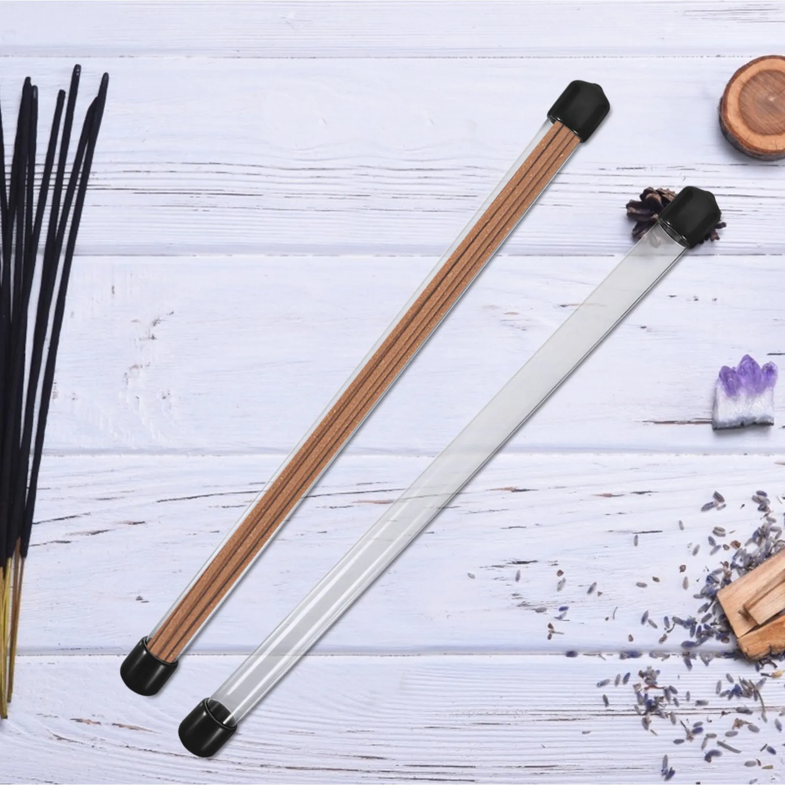 6Pcs Portable Clear Round Storage Tubes with Lid Acrylic Plastic Transparent Container for Agarwood Oud Incense Sticks Sampling
6Pcs Portable Clear Round Storage Tubes with Lid Acrylic Plastic Transparent Container for Agarwood Oud Incense Sticks Sampling
