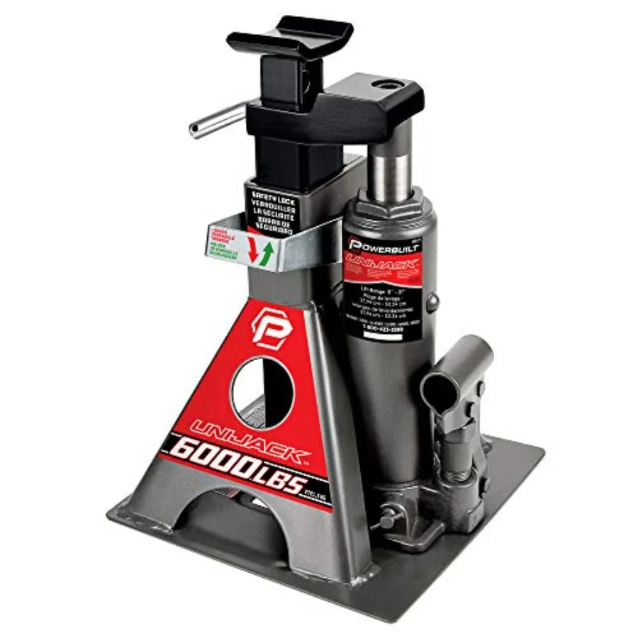 3 Ton Bottle Jack and Jack Stands in One 6000 Pound Ccity All-in-One Car Lift Heavy Duty Vehicle Unijack Wide Base 620471
3 Ton Bottle Jack and Jack Stands in One 6000 Pound Ccity All-in-One Car Lift Heavy Duty Vehicle Unijack Wide Base 620471