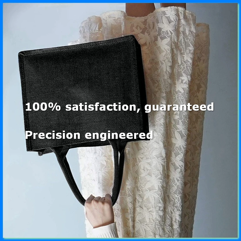 6PCS Black Burlap Tote, Tote Bags with Handles & Laminated Interior, Wedding Bridesmaid Gift Bags, Blank Bags-A63M
6PCS Black Burlap Tote, Tote Bags with Handles & Laminated Interior, Wedding Bridesmaid Gift Bags, Blank Bags-A63M