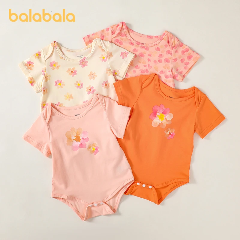Balabala Baby Bodysuit Pajama Set 100% Cotton Soft Sleepwear 2025 Summer New Onesie Homewear for Newborn Infant
Balabala Baby Bodysuit Pajama Set 100% Cotton Soft Sleepwear 2025 Summer New Onesie Homewear for Newborn Infant