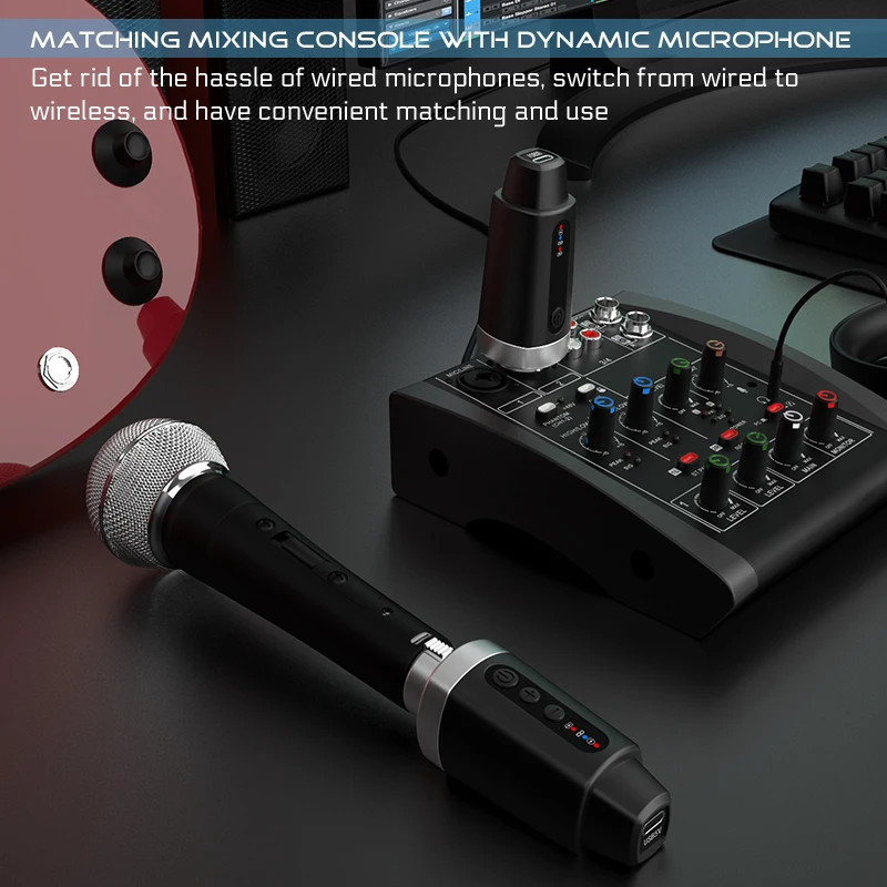 Debra M-04 Wireless Transmission and Reception System, Stable Transmission, for Wired Microphones and Mixing Consoles
Debra M-04 Wireless Transmission and Reception System, Stable Transmission, for Wired Microphones and Mixing Consoles