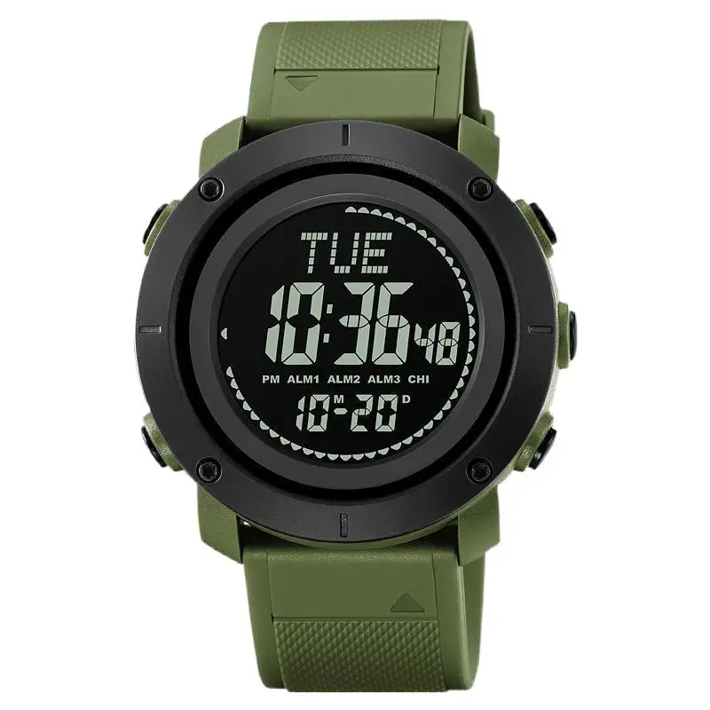Skmei Single Movement Watch Men's Compass Sports Electronic Watch Waterproof Alarm Clock Multifunctional Men's Electronic Watch
Skmei Single Movement Watch Men's Compass Sports Electronic Watch Waterproof Alarm Clock Multifunctional Men's Electronic Watch