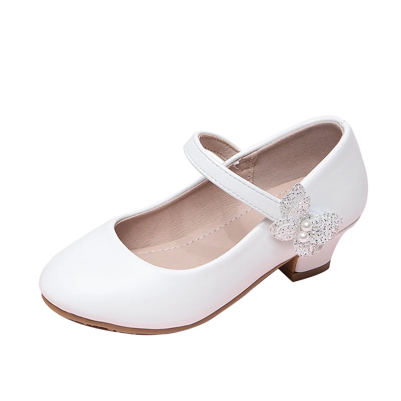 Spring New Girl Princess Shoes Fashion Pearl Bow Children's Leather Shoes Performance Dress White High Heels for Kid's
Spring New Girl Princess Shoes Fashion Pearl Bow Children's Leather Shoes Performance Dress White High Heels for Kid's