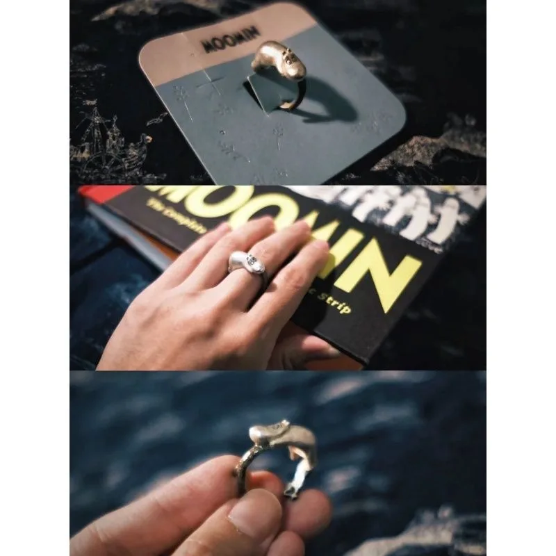 Cute MOOMIN Moomintroll Open Ring Adjustable Size Cartoon Surrounding Girl Heart Exquisite Small and Versatile Ring Friend Gift
Cute MOOMIN Moomintroll Open Ring Adjustable Size Cartoon Surrounding Girl Heart Exquisite Small and Versatile Ring Friend Gift