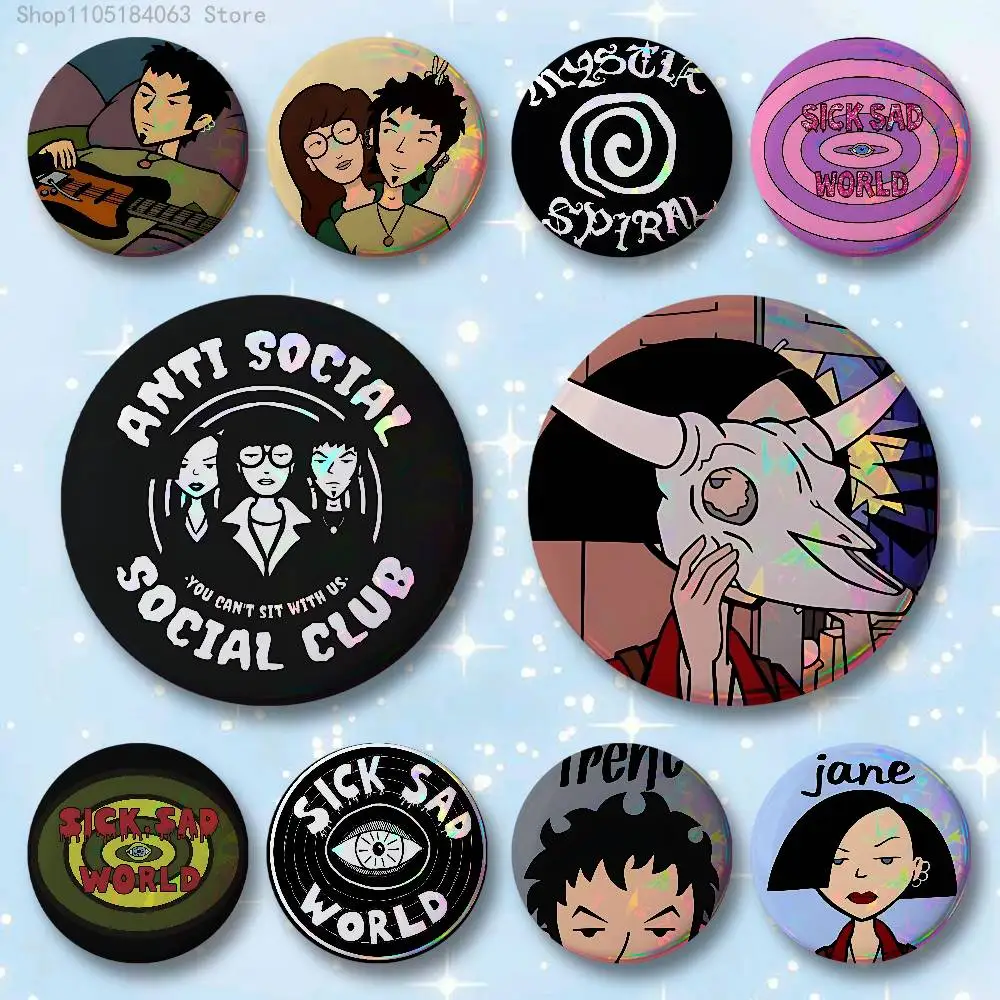 D-Daria Custom Badges 75mm 44mm 25mm Brooch Backpack Hat Enamel Pins Accessories Toys Gifts
D-Daria Custom Badges 75mm 44mm 25mm Brooch Backpack Hat Enamel Pins Accessories Toys Gifts