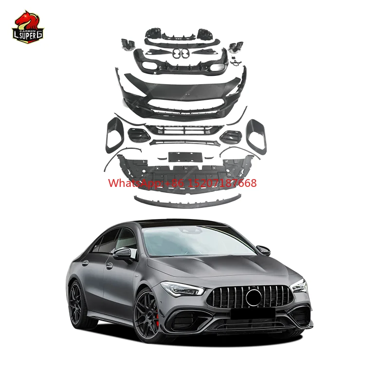Превосходное качество! AMG CLA45, стильный комплект боди, наконечники диффузора для переднего бампера для Mercedes Benz CLA W118 2020
Превосходное качество! AMG CLA45, стильный комплект боди, наконечники диффузора для переднего бампера для Mercedes Benz CLA W118 2020