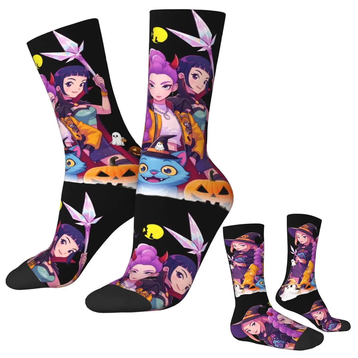 Huntrix Girls Halloween Stockings Custom Vintage Socks Winter Anti Sweat Socks Women Men Skateboard Medium Soft Socks
Huntrix Girls Halloween Stockings Custom Vintage Socks Winter Anti Sweat Socks Women Men Skateboard Medium Soft Socks