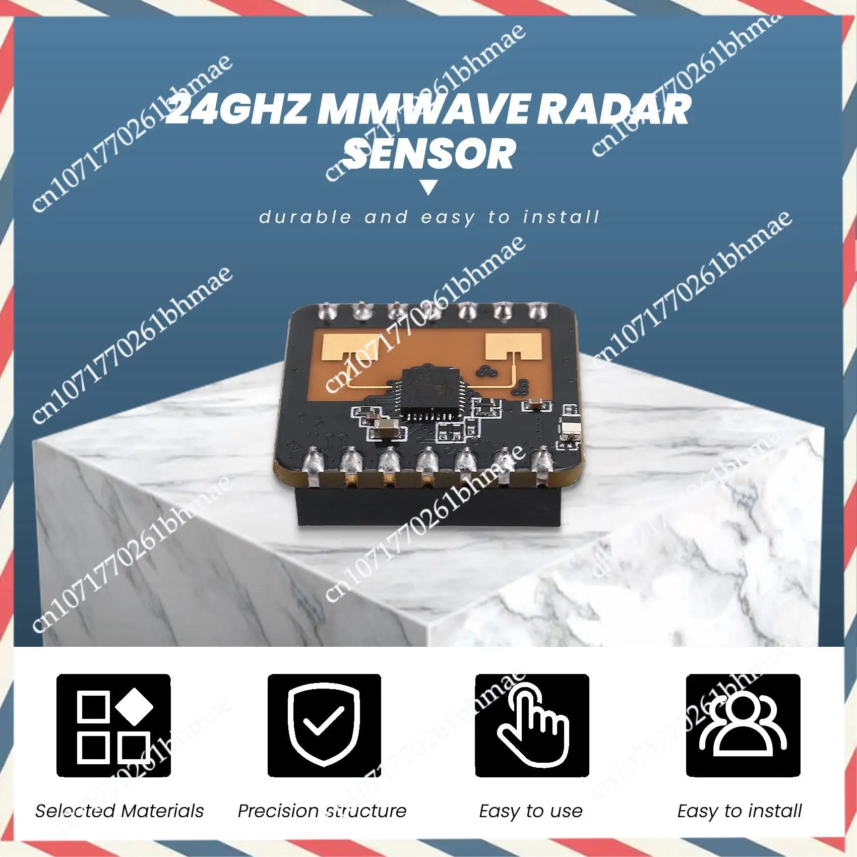 -A21Z 24 ГГц Mmwave радарный датчик для статического присутствия человека XIAO-FMCW для Arduino Home Assistant Esphome
-A21Z 24 ГГц Mmwave радарный датчик для статического присутствия человека XIAO-FMCW для Arduino Home Assistant Esphome