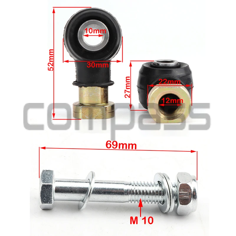 ATV Modification Accessories Tie Rod Ball Joint End Kit for Polaris Sportsman 500 800 700 570 Magnum 500 Trail Boss 325 330
ATV Modification Accessories Tie Rod Ball Joint End Kit for Polaris Sportsman 500 800 700 570 Magnum 500 Trail Boss 325 330