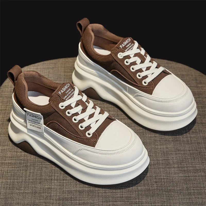 2026 new women's shoes with increased height and sponge cake for sports and leisure spring and autumn board shoes
2026 new women's shoes with increased height and sponge cake for sports and leisure spring and autumn board shoes