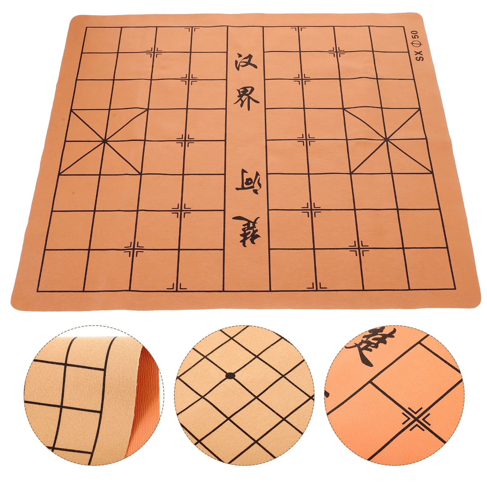 Foldable Dual-Sided Chessboard Portable PU Chess Board Mat Roll Up Xiangqi Game Board for Travel Home School Use
Foldable Dual-Sided Chessboard Portable PU Chess Board Mat Roll Up Xiangqi Game Board for Travel Home School Use