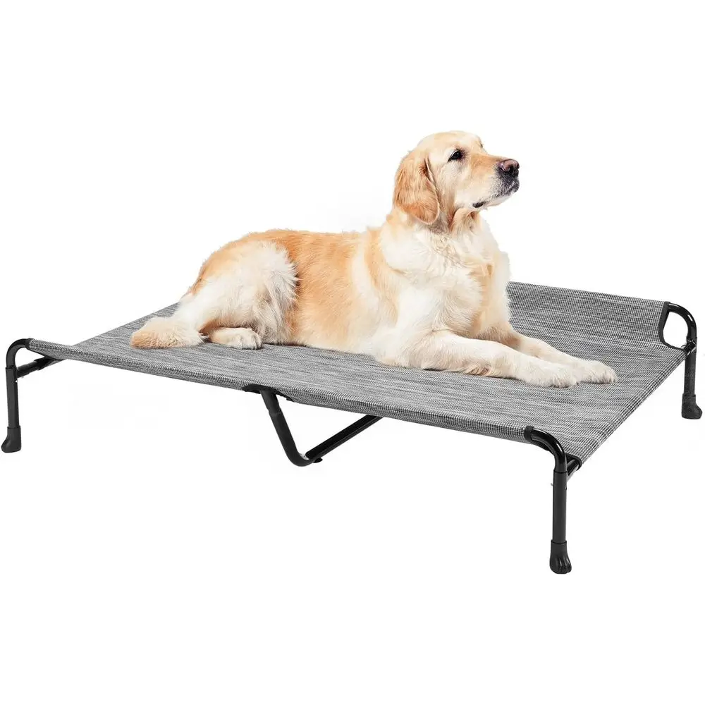 Large Dog Bed with Waterproof Outdoor Cover, Cooling Mesh, Raised Design, 53x33 inches
Large Dog Bed with Waterproof Outdoor Cover, Cooling Mesh, Raised Design, 53x33 inches