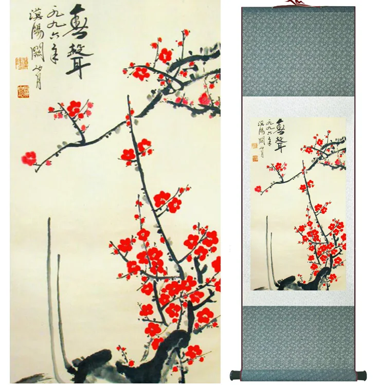 Traditional Birds and flower Painting Home Office Decoration Chinese scroll painting Spring Ink wash painting042409
Traditional Birds and flower Painting Home Office Decoration Chinese scroll painting Spring Ink wash painting042409