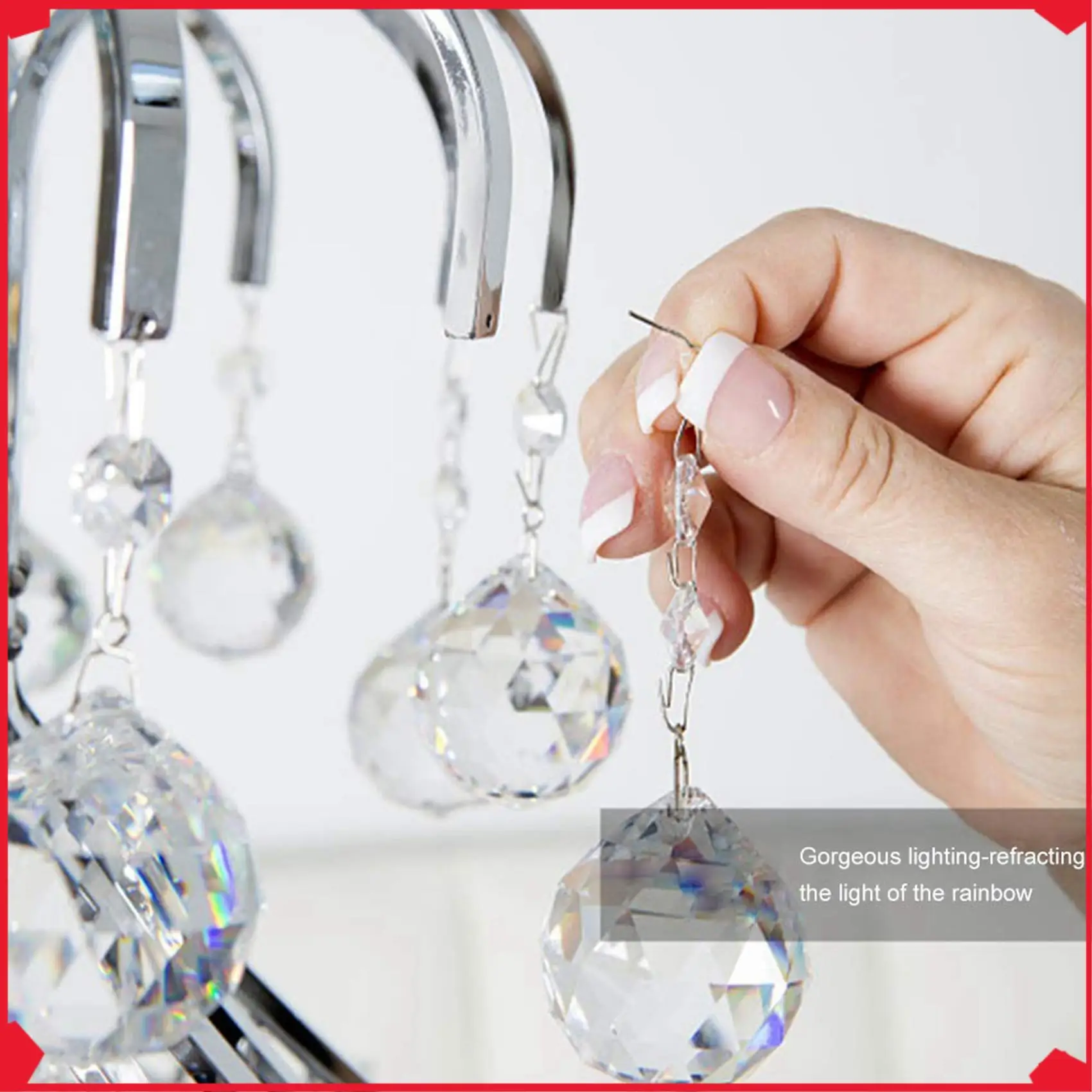 B17B 48 Pcs Crystal Balls Prism Suncatcher Rainbow Pendants Maker Hanging Crystals Prisms 20Mm
B17B 48 Pcs Crystal Balls Prism Suncatcher Rainbow Pendants Maker Hanging Crystals Prisms 20Mm