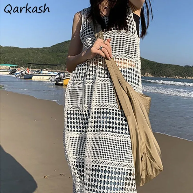 Beach Style Midi Dress Women Tassel Chic All-match Casual Loose Sleeveless Straight Vintage Gentle Female Clothing Summer Design
Beach Style Midi Dress Women Tassel Chic All-match Casual Loose Sleeveless Straight Vintage Gentle Female Clothing Summer Design