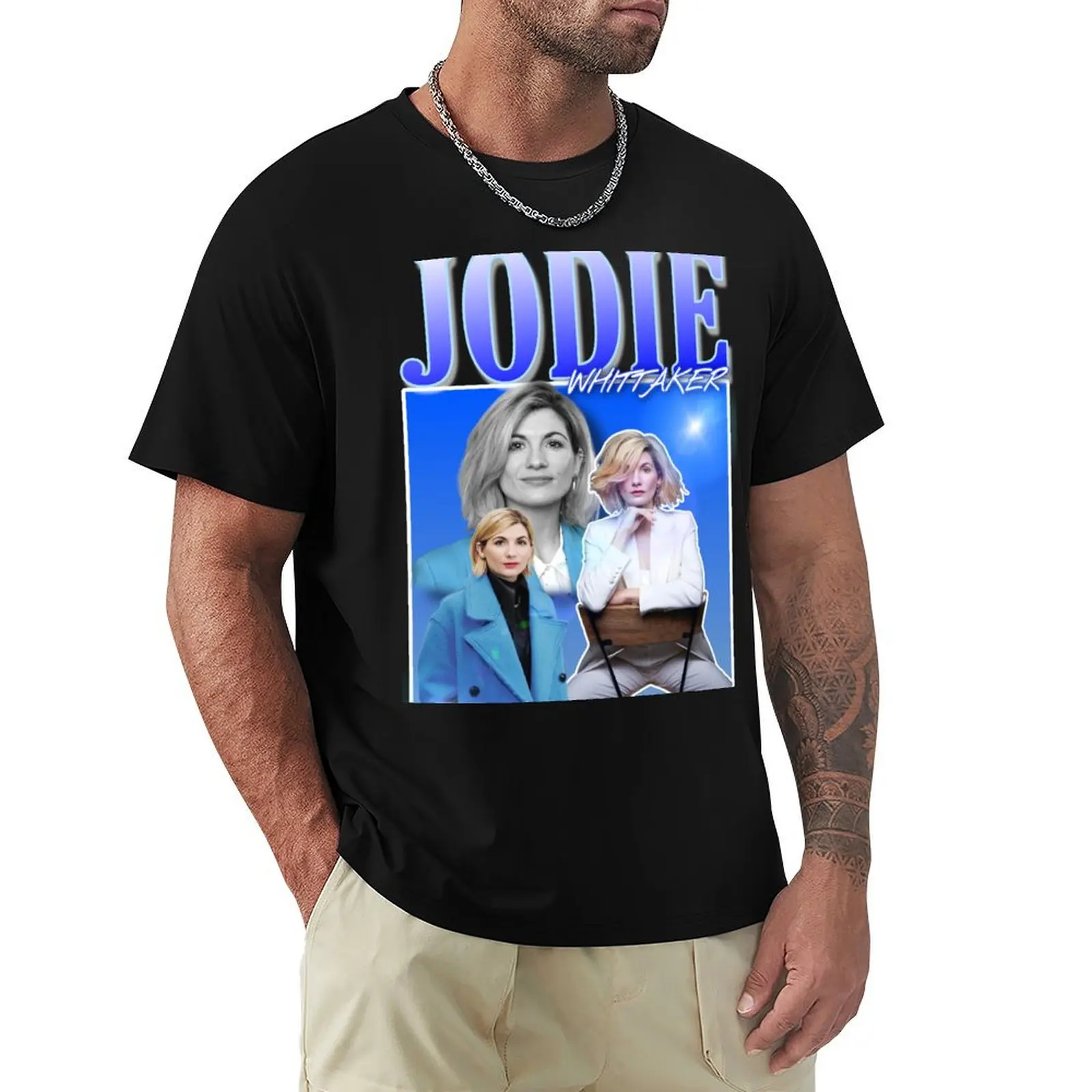 Jodie Whittaker T-Shirt Breathable Mesh Panel T-Shirt
Jodie Whittaker T-Shirt Breathable Mesh Panel T-Shirt