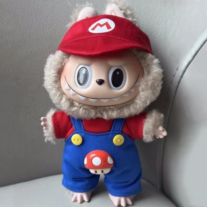 For Labubu's Cloths Game Character Dress Up Clothing 17cm Doll Clothing Keychain Doll Replacement Clothing Toys No Doll Diy Gift 
For Labubu's Cloths Game Character Dress Up Clothing 17cm Doll Clothing Keychain Doll Replacement Clothing Toys No Doll Diy Gift