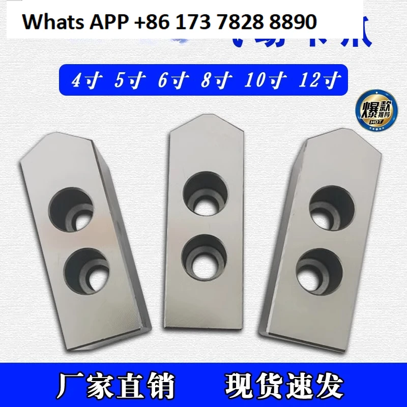Pneumatic chuck, jaw tooth pitch 1.0mm4 5 6 8 inch plus height three claws soft claws raw claws customization
Pneumatic chuck, jaw tooth pitch 1.0mm4 5 6 8 inch plus height three claws soft claws raw claws customization
