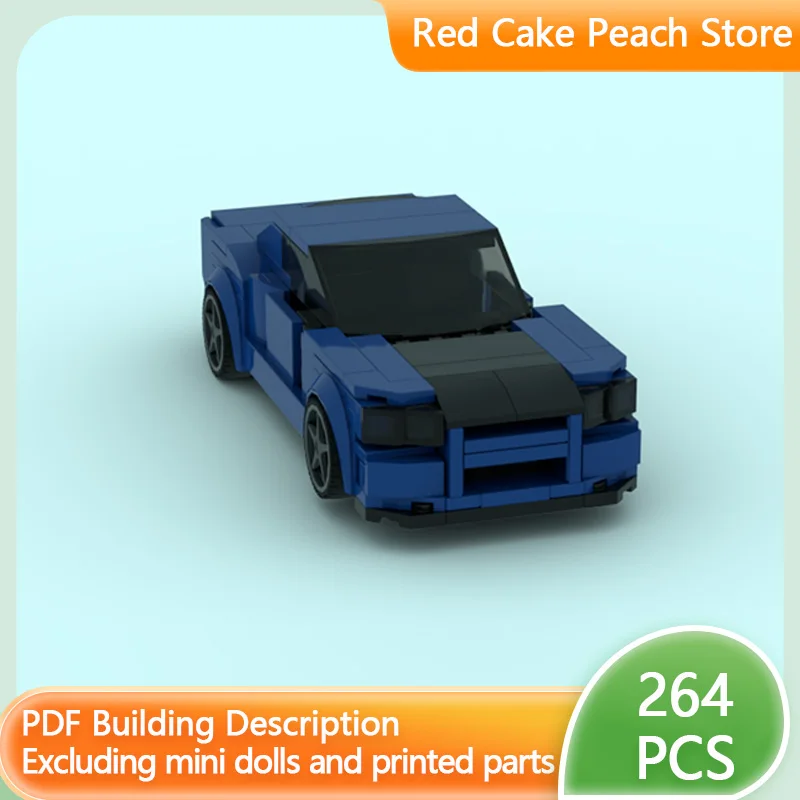 Модель скоростного гоночного автомобиля MOC, строительные кирпичи R34, синий спортивный автомобиль, модульная технология, детские праздничные подарки, сборка игрушек, костюм
Модель скоростного гоночного автомобиля MOC, строительные кирпичи R34, синий спортивный автомобиль, модульная технология, детские праздничные подарки, сборка игрушек, костюм