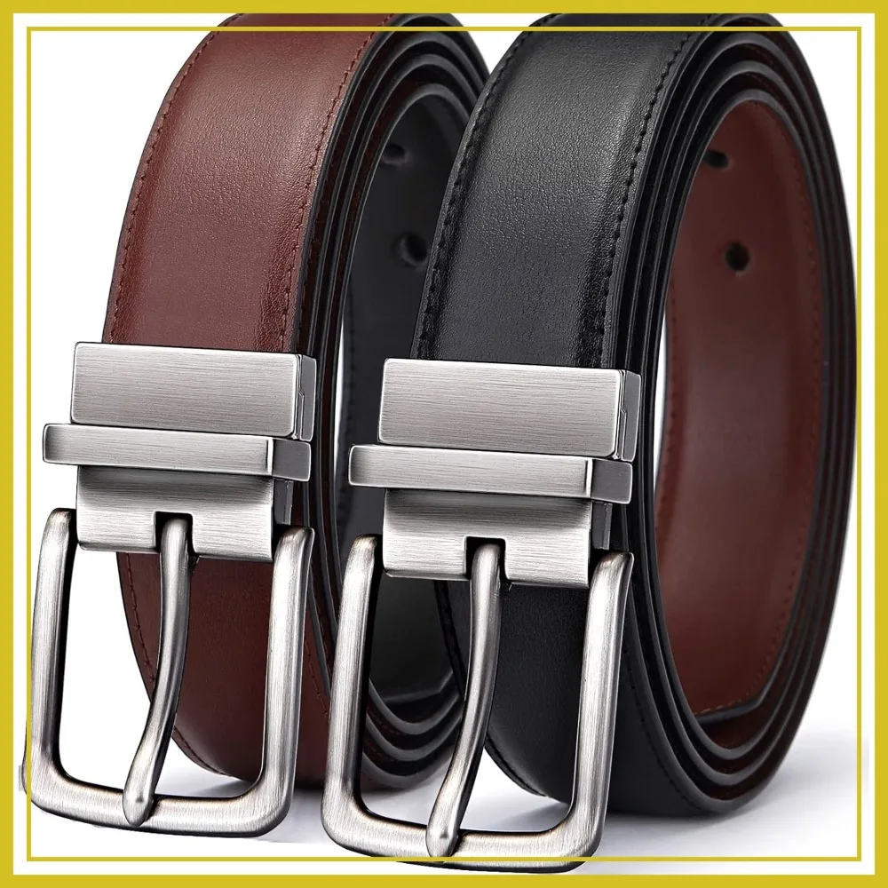 Reversible Men's Belt 1.25" - Cut for Fit, 2 Sides in 1 Belt, Adjustable Gift
Reversible Men's Belt 1.25" - Cut for Fit, 2 Sides in 1 Belt, Adjustable Gift