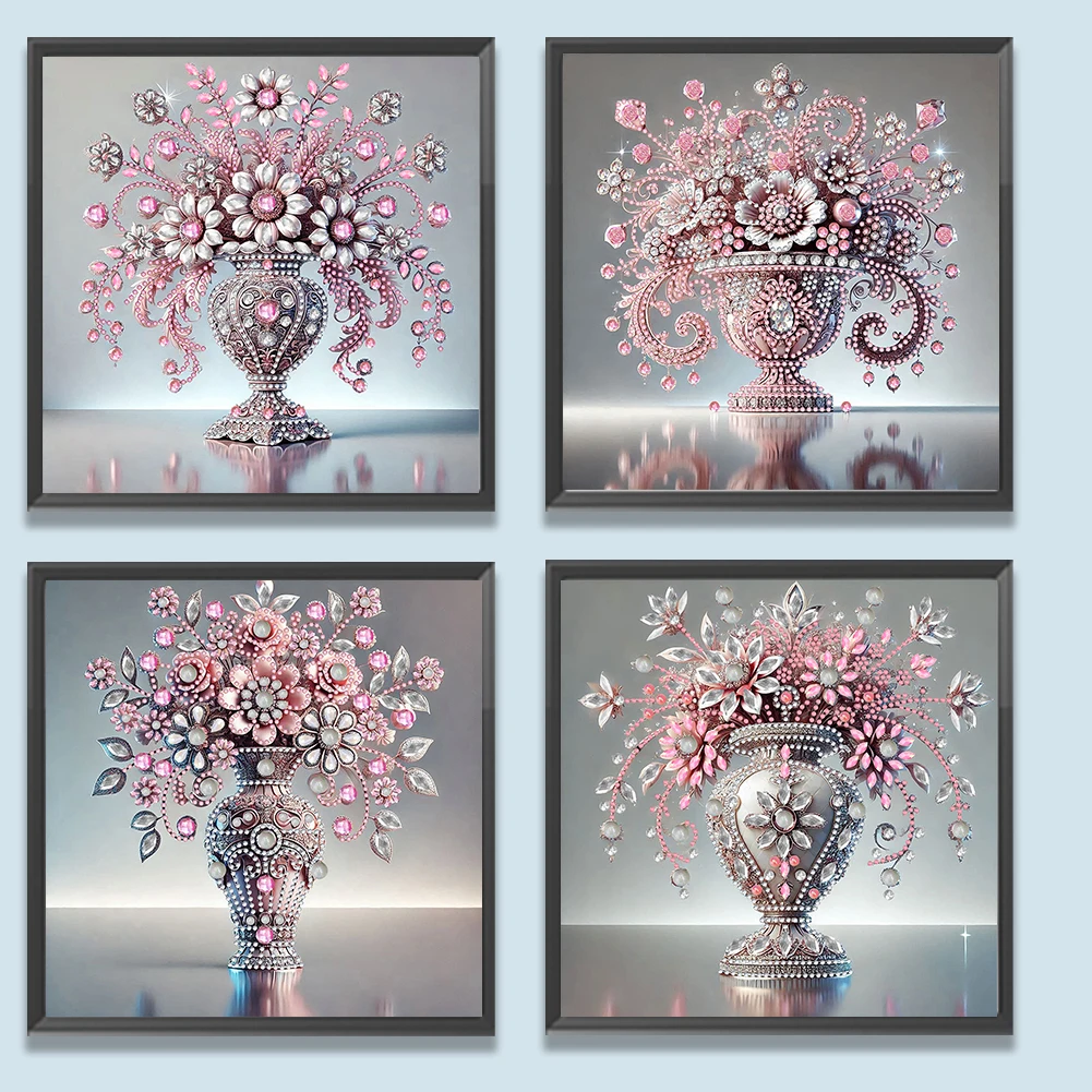 4pcs Vase Partial Drill Special Shape Diamond Painting Kit Home Decor30x30cm
4pcs Vase Partial Drill Special Shape Diamond Painting Kit Home Decor30x30cm