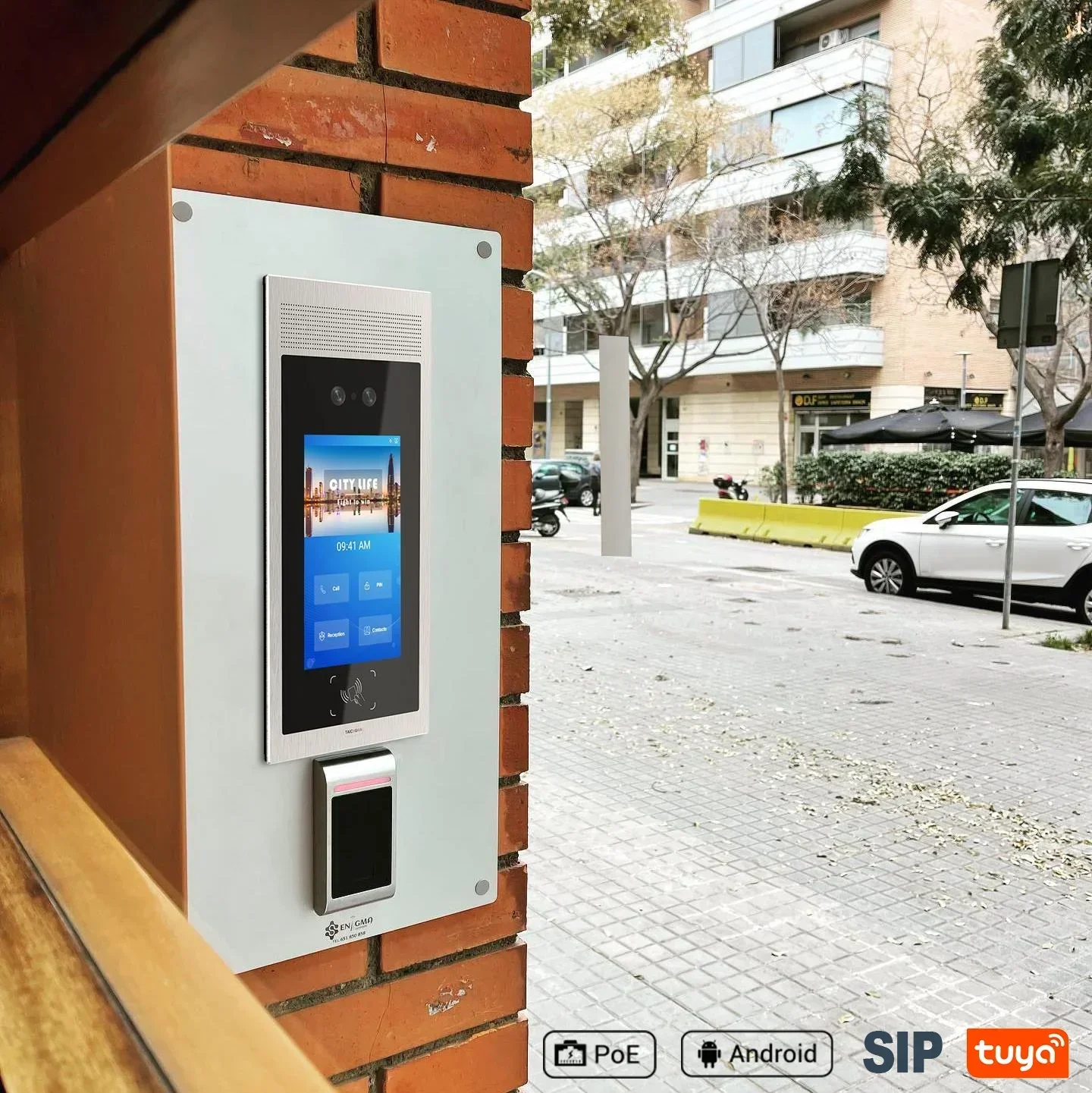 Unique Design Video Intercom for Multiple Apartment APP Remote IP Video Intercom System
Unique Design Video Intercom for Multiple Apartment APP Remote IP Video Intercom System