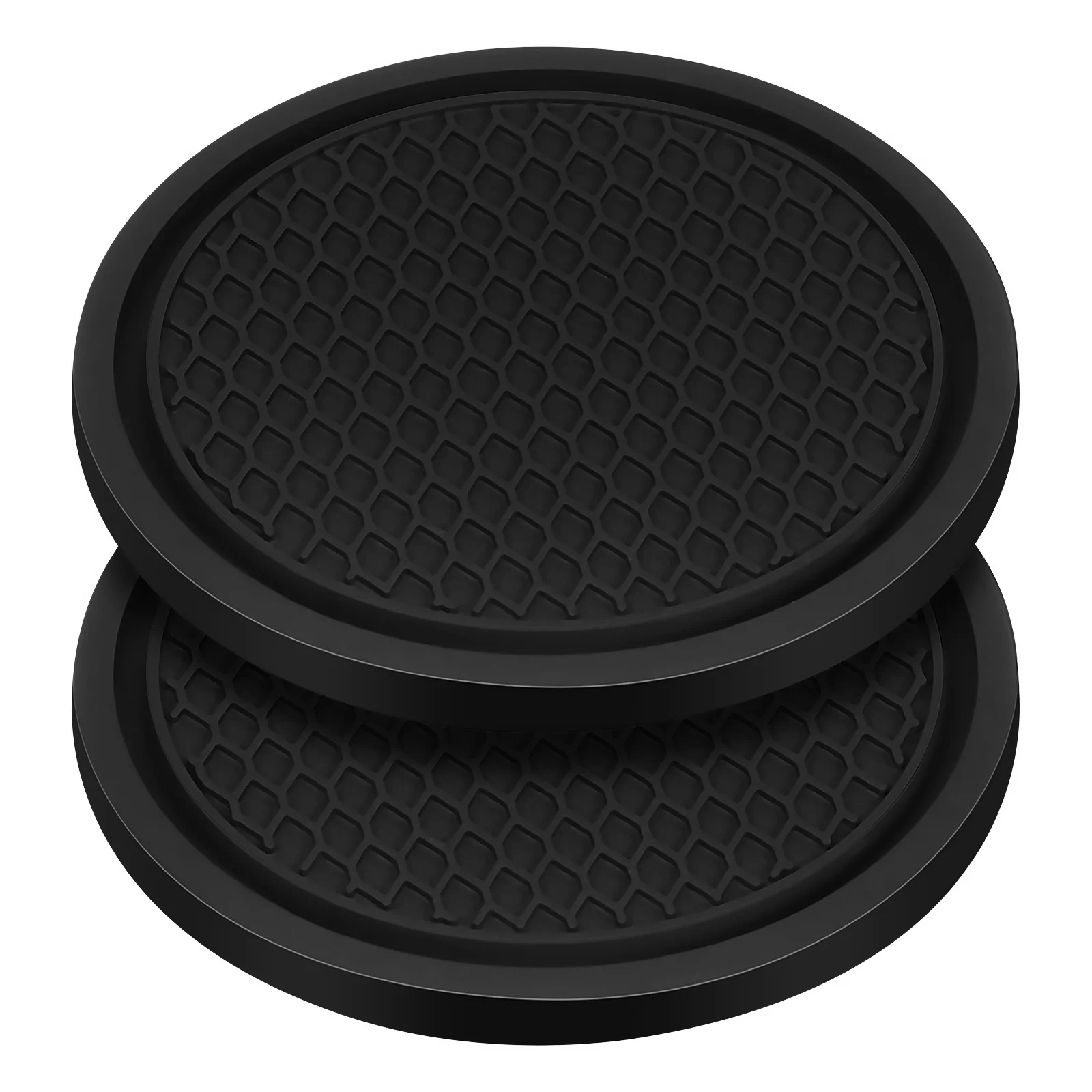 2 Pcs Black Honeycomb Non Car Cup Coasters Silicone Drink Holder Inserts Durability Fits Most Models Vehicle
2 Pcs Black Honeycomb Non Car Cup Coasters Silicone Drink Holder Inserts Durability Fits Most Models Vehicle