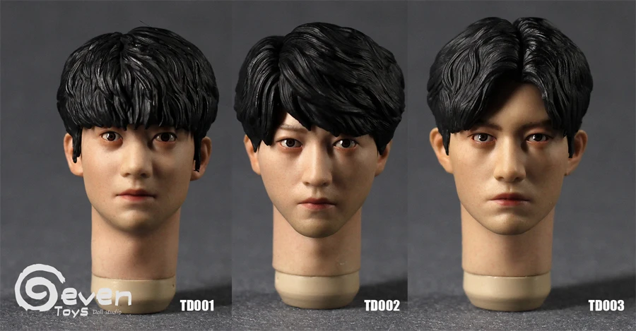 Seven Toys TD001 TD002 TD003 1/6 Soldier Asian Male Moveable Eye Head Carving Model For 12'' Action Figure Body In Stock
Seven Toys TD001 TD002 TD003 1/6 Soldier Asian Male Moveable Eye Head Carving Model For 12'' Action Figure Body In Stock