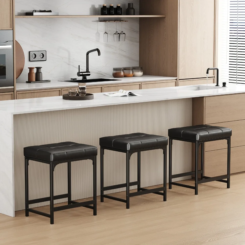 2 Pack Vanity Stools Chair, Makeup Stool,Faux Leather Vanitystool, Modern Foot Stools for Barstools
2 Pack Vanity Stools Chair, Makeup Stool,Faux Leather Vanitystool, Modern Foot Stools for Barstools