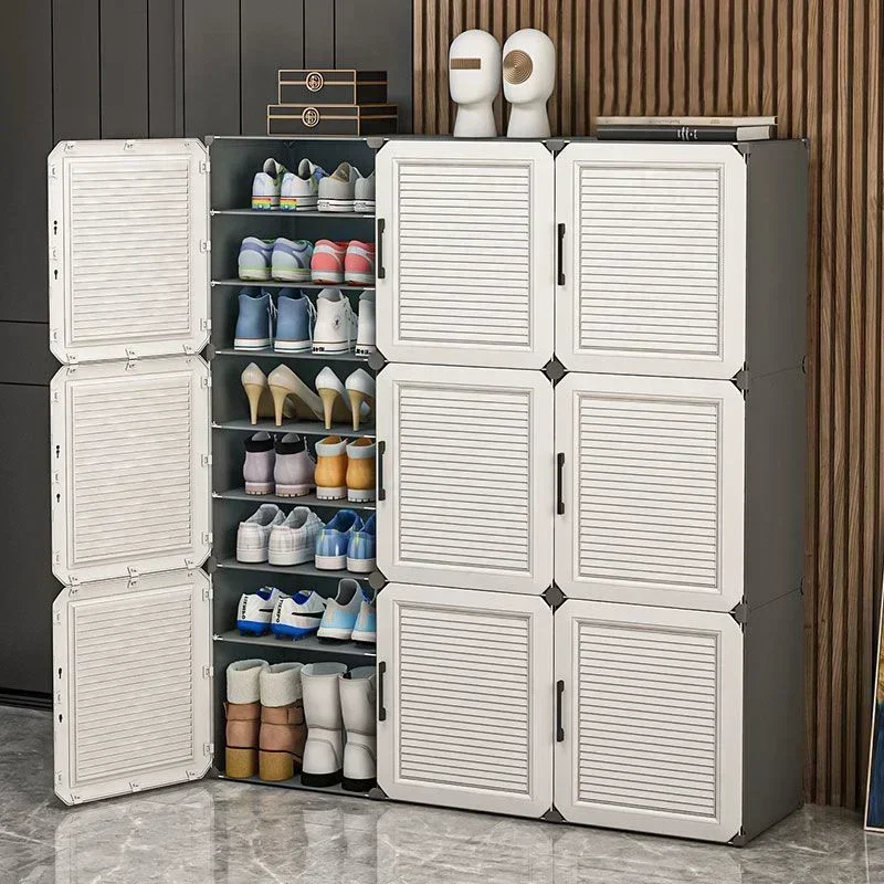 Modern Simplicity For Home Living Corridor Storage Rack Multilayer High-Capacity Dust Proof Shoe Cabinet Hallway Foldable Shelf
Modern Simplicity For Home Living Corridor Storage Rack Multilayer High-Capacity Dust Proof Shoe Cabinet Hallway Foldable Shelf