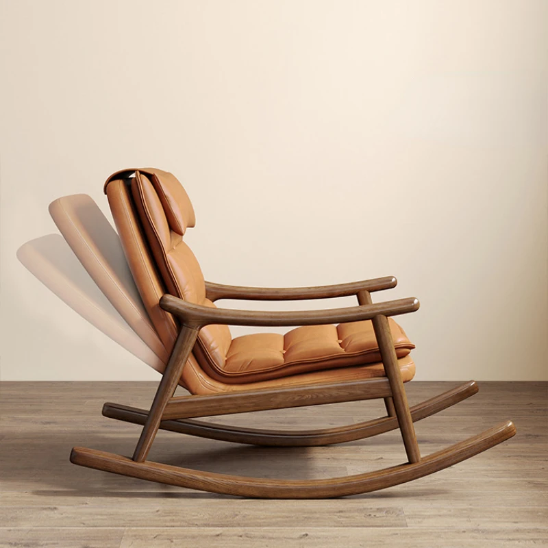Solid wood rocking chair, balcony, home leisure sofa, adjustable backrest chair
Solid wood rocking chair, balcony, home leisure sofa, adjustable backrest chair