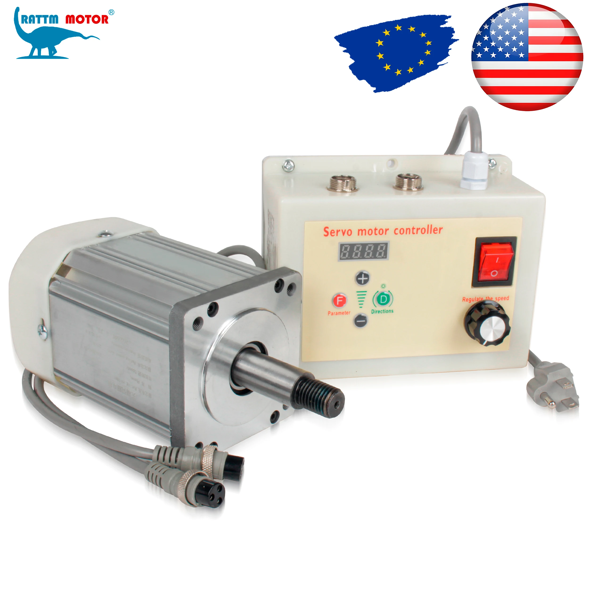 【US DE Stock】550W–2200W 110V/220V AC Brushless Servo Motor Kit with Threaded Shaft for Lathes & Machinery
【US DE Stock】550W–2200W 110V/220V AC Brushless Servo Motor Kit with Threaded Shaft for Lathes & Machinery