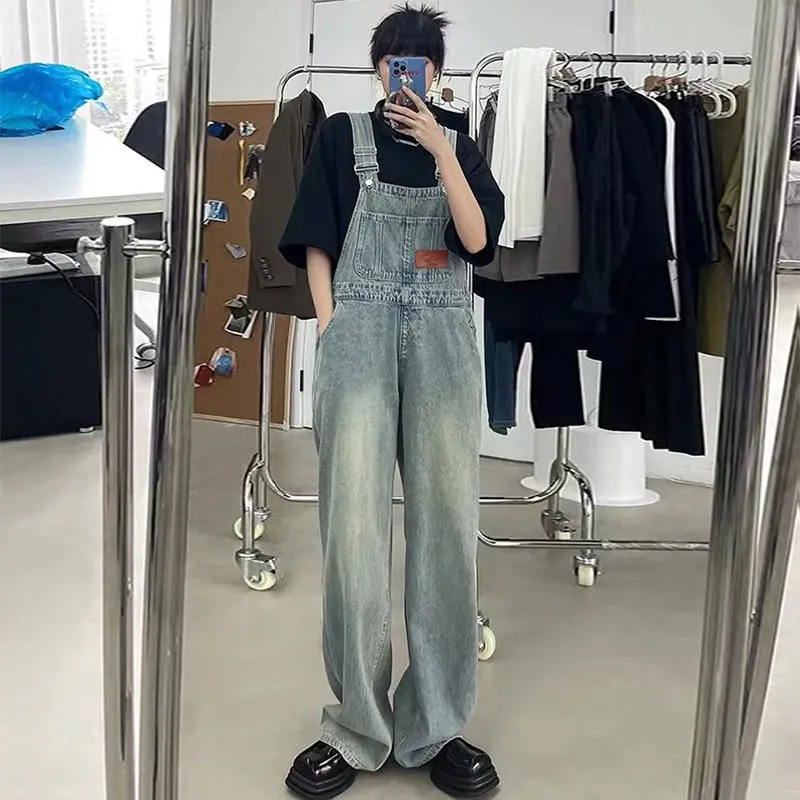 Vintage American Salt Series Denim Overalls Women's Autumn Winter plus Size Slimming One-Piece Pants High Waist Jeans
Vintage American Salt Series Denim Overalls Women's Autumn Winter plus Size Slimming One-Piece Pants High Waist Jeans